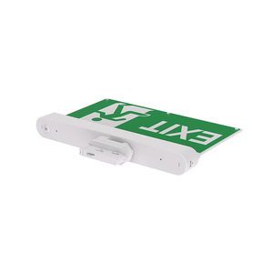 Señalización LED <span class=keywords><strong>de</strong></span> <span class=keywords><strong>Salida</strong></span> <span class=keywords><strong>de</strong></span> <span class=keywords><strong>Emergencia</strong></span> Montada en Riel para Pared, Luminaria Profesional <span class=keywords><strong>de</strong></span> Escape <span class=keywords><strong>de</strong></span> Incendios para Interiores IP20, Ajustable - Product Image 2