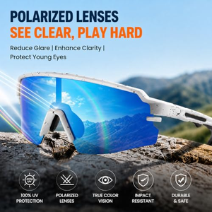 Créez Votre Propre Marque de Lunettes de Soleil pour Vélo avec Cadre Anti-Reflet, Lunettes de Cyclisme Anti-Vent pour Route et Montagne - Product Image 3