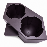 Boîte en mousse PU personnalisée, boîte d'emballage en mousse de polyuréthane moulée antichoc pour l'emballage industriel, l'électronique grand public, OEM/ODM