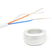 Câble réseau rond en PVC Gigabit haute vitesse, transmission stable, noyau en cuivre pur, câble réseau vidéo et téléphonique