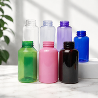Bouteille personnalisée en plastique PET pour pilules et liquides, 250cc, pour compléments alimentaires, comprimés, vitamines, poudre