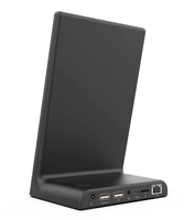 Tablette Android capacitive en forme de L de 8 pouces, écran tactile, affichage du menu, caméra POE RJ45 NFC avec port USB