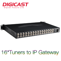 Hotel cabecera IPTV tlc 16 canales IRD, receptor de satélite sintonizador a Gateway IP