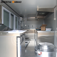 Concession de cuisine complète multifonction Stand Custom Italian Coffee Van Mobile Commercial Food Truck Trailer