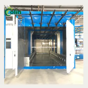 Semi Automatic Powder Coating Painting Line With Powder Coating Cyclone Booth And Manual Powder Coating Oven