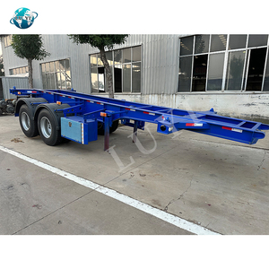 <span class=keywords><strong>Remorque</strong></span> squelette de 20 pieds à haute efficacité pour le chargement et le déchargement de conteneurs de transport - Product Image 2