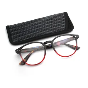 2021 مخصص البلاستيك إطارات النظارات البصرية OEM نظارات للقراءة مكافحة الضوء الأزرق المرأة