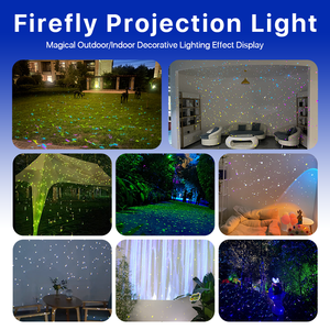 30W LED Dynamic Firefly Gobo Light IP65 Impermeable RGB Proyector láser para jardín al aire libre Iluminación de paisaje Ambiente de fiesta - Product Image 2