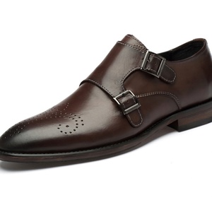 Nouvelle conception, chaussures Oxford en cuir véritable pour hommes grandes tailles, avec boucle, respirantes, solides, pour mariage, décontractées, bureau, carrière - Product Image 5