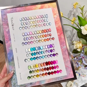 YUUJA Pomelo Armor 48 Couleurs Gel UV Effet Œil de Chat Designer DIY Non Toxique Écologique Durcissement LED/UV Effet Verre Lumineux Fluide - Product Image 2