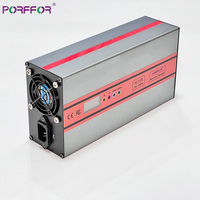 Chargeurs haut de gamme exquis avec prises d'entrée et de sortie détachables, régulation 110V V et chargeur Porffor 40-88.2V 3-20A