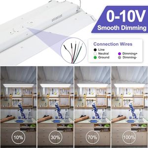 Luminaire LED linéaire à haut rendement lumineux 100w 130w 165w 200w 320w, luminaire LED à haut rendement lumineux pour entrepôt industriel, dimmable - Product Image 3