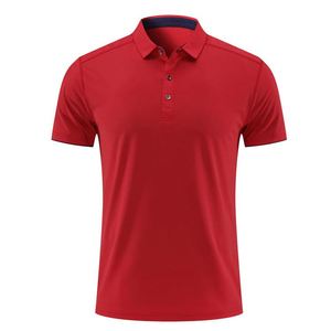 Polo-shirts personnalisés pour hommes en polyester à séchage rapide, pour le sport, le golf, le travail et les événements professionnels, vente en gros - Product Image 3