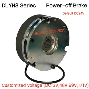 Freio eletromagnético de alto torque série DLYH8, ponto de fabricação JIEYUAN, pode ser personalizado com design
