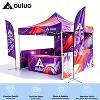 Carpa de Exhibición Personalizada para Ferias Comerciales, con Ventana Transparente, Estructura de Aluminio Plegable, Resistente al Agua, para Exteriores, de Forma Cuadrada, Marca Sunshine Summer