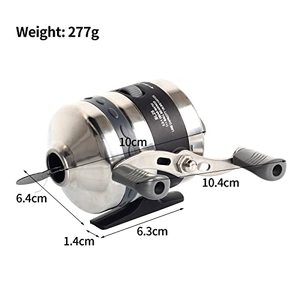 Pour <span class=keywords><strong>Brutus</strong></span> 3.3:1, rapport de transmission 3.3:1, moulinet à lancer à levier gauche en alliage d'aluminium haute vitesse pour la pêche en rivière, en eau salée et en eau douce - Product Image 3