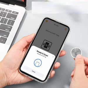 Autocollants NFC programmables GSC réinscriptibles 215 216 PET 25 mm, compatibles avec Android et tous les autres appareils compatibles NFC - Product Image 3