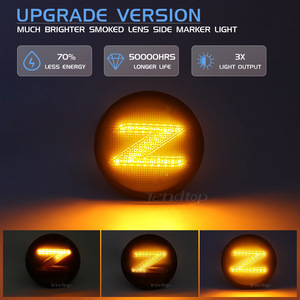 ไฟเลี้ยว LED 4แบบไดนามิกสำหรับรถยนต์ <span class=keywords><strong>Nismo</strong></span> Road Fairlady <span class=keywords><strong>Z</strong></span> Z34ไฟกระพริบใหม่สำหรับ <span class=keywords><strong>Nissan</strong></span> 370Z Coupe - Product Image 3