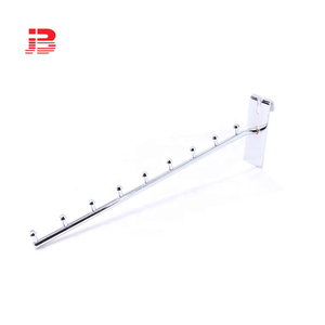 Jinbin Wholesale Metal <strong>Chrome</strong> <strong>Gridwall</strong> <strong>Display</strong> <strong>Hook</strong> with Beads - Product Image 4