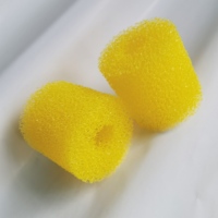 Filtre en mousse de polyuréthane réticulé jaune de forme personnalisée fabriqué en Chine