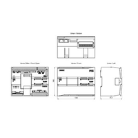 Módulo PLC SIEMENS CPU S7-1200 6ES7215-1HG40-0XB0 SIMATIC S7-1200 CPU 1215C Compacto DC/DC/Relé, Nuevo, Proveedor Industrial