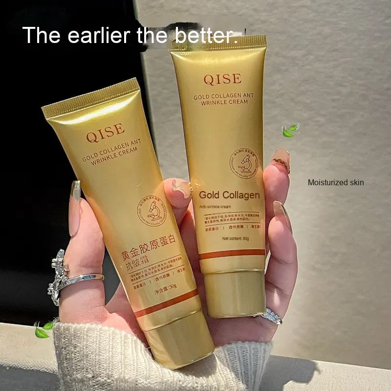 Qise Gold Collagen Anti-Wrinkle Face Cream - Moisturizing Oil Control