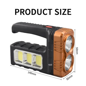 Lampe torche solaire LED, <span class=keywords><strong>petite</strong></span>, portable, d'urgence, rechargeable, économie d'énergie, durable, en plastique ABS, 5W, 10000 heures, 00000701-90 - Product Image 6