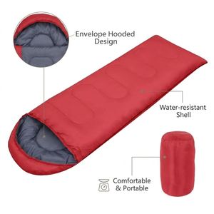 Sac de couchage portable pour adulte, en polyester épais et chaud, design enveloppe, idéal printemps-automne, vente en gros - Product Image 3