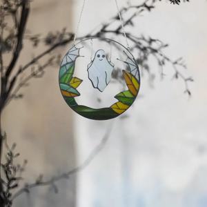 Décoration Suspendue Artisanale Impression UV Design Rustique <span class=keywords><strong>Sorcière</strong></span> en Fer Effet Vieilli pour Pâques, Halloween, Anniversaire, Intérieur/Extérieur, Fenêtre - Product Image 1