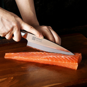 <span class=keywords><strong>Cuchillo</strong></span> de Chef Japonés de Acero Alemán 1.4116, <span class=keywords><strong>Cuchillo</strong></span> para Sashimi y Salmón, Mango de Madera de Palisandro, Gran Venta - Product Image 3