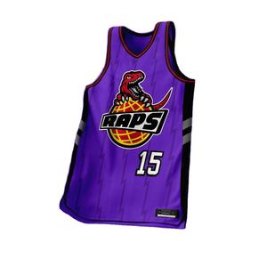 Maillots de basket-ball réversibles pour enfants et hommes, personnalisés en gros, avec logo par sublimation, design Philippines - Product Image 3