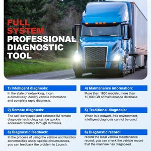 Launch X431 V+ SmartLink HD 24V Heavy Duty Truck Diagnostic Tool OBD2 <b>Scanner</b> Bi-directional Control Diesel Scan Tool - Product Image 5