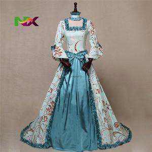 Nuevo Vestido de Disfraz de Princesa Gótica Vintage para Mujer <span class=keywords><strong>2022</strong></span>, Traje de Corte Real <span class=keywords><strong>Medieval</strong></span> Renacentista, Vestido de Gala Maxi de Poliéster - Product Image 4