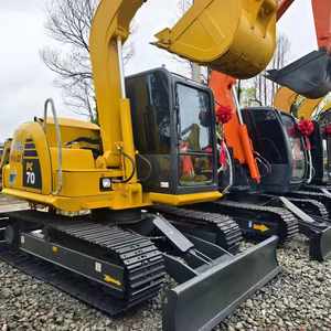 Prix d'usine Komatsu PC70-8 mini-excavatrices de petite taille 7 tonnes 7 tonnes excavatrices d'occasion excavatrice hydraulique sur chenilles à vendre - Product Image 1