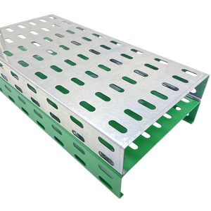 صينية كابلات صناعية مخصصة اللون من الفولاذ المجلفن المثقب لوضع الكابلات، مطلية بالبودرة ومقاومة للصدأ، خفيفة الوزن - Product Image 3