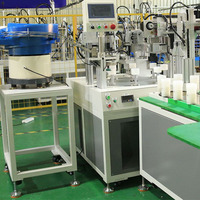 Ligne de production entièrement automatique pour ampoules LED : assemblage, test d'âge, machine intégrée de pressage, collage et marquage laser des ampoules