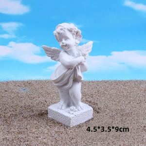 Artesanía de resina de Ángel blanco ecológico transfronterizo, adornos de <span class=keywords><strong>terapia</strong></span> psicológica, figuras para escritorio del hogar, regalos de paisaje - Product Image 6