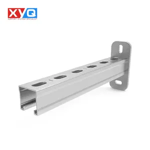 Hot-dip Galvanized Single Channel C-channel Steel Slotted Support Cantilever Strut Channel Bracket Arm