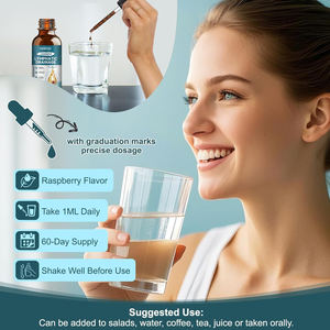 OEM 11 em 1 Drenagem Linfática Orgânica Suplemento Drenagem Linfática Lipossômica Gotas com Raiz de Bardana, Echinacea, Sabugueiro - Product Image 3