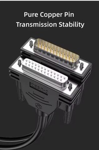 Kabel ekstensi DB25 Tembaga Murni kabel Imprimante de données komputer seri kabel Port parallèle 25 broches jantan ke betina - Product Image 3