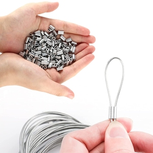 Virole ovale en aluminium de manchons de sablier pour le produit de matériel de câble métallique de 2mm/3mm - Product Image 5
