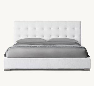 Sassanid OEM Best Quality Home <b>Staging</b> Luxury Furniture Set Bed Fabric Tufted <b>Platform</b> Customizable - Product Image 2