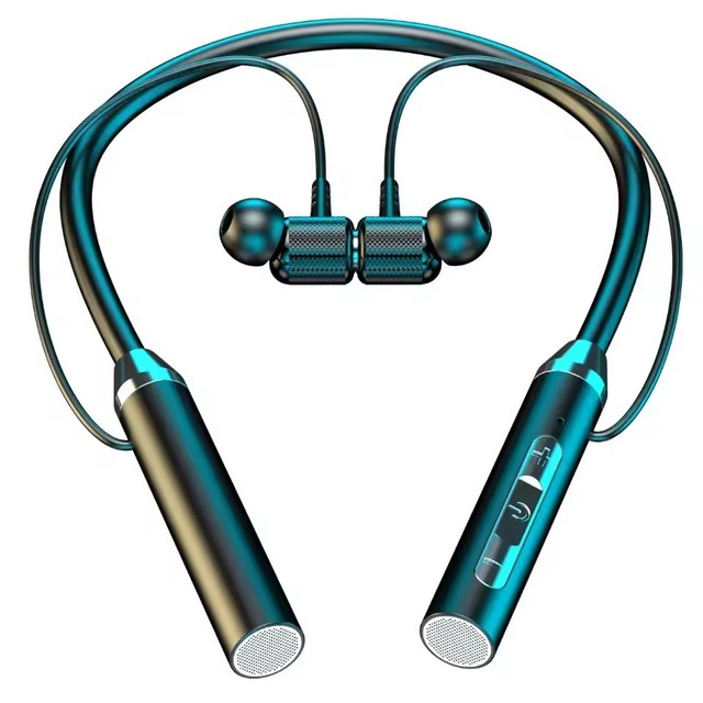 Magnetic Sport Neckband Earphones Wireless TWS Earbuds with LED Battery Indicator and JL Chipset