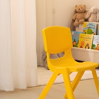Chaise en plastique pour enfants de maternelle, idéale pour la lecture à domicile, design sécurisé, adaptée aux enfants, en plastique épaissi et écologique