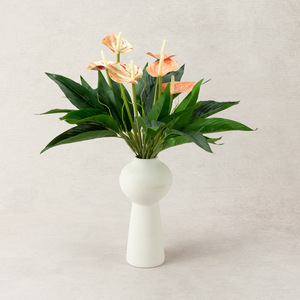 Flores de Seda Artificiales con Forma de Flamenco Estilo Pastoral, Decoración para Hoteles B&B, Decoración de Interiores, Arreglos Florales - Product Image 5