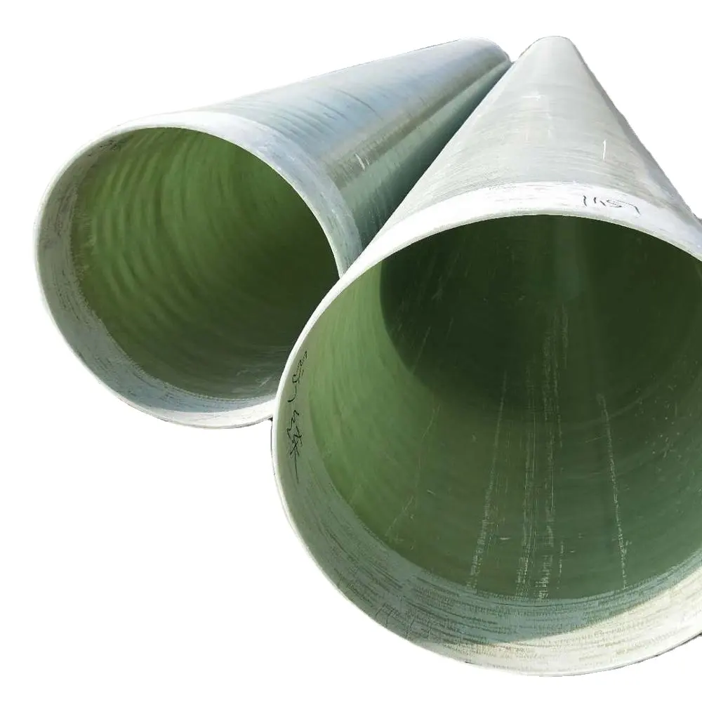 5cm 40cm 50cm diameter frp pipe for sale 11m length Underground glass fiber composite winding water pipe