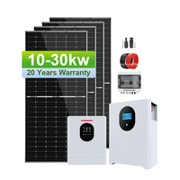 Komplettes Netzunabhängiges Solarenergiesystem 8kW 10kW mit Verschiedenen Wechselrichtern und Lithium-Batterien Geeignet für PH