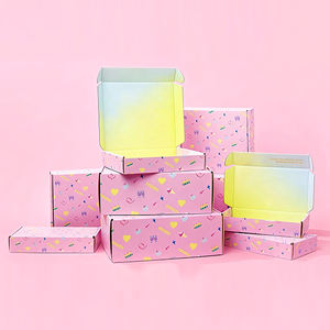 Boîte d'expédition robuste pour produits de soin de la peau, en carton ondulé, personnalisée avec logo imprimé, en flûte B - Product Image 2