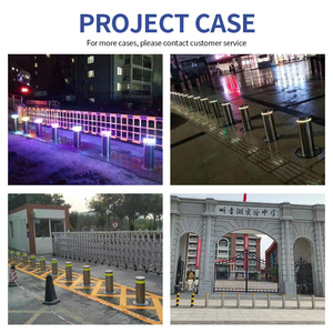 Rào cản giao thông thép không gỉ điện điều khiển từ xa tăng bollard tự động có thể thu vào thủy lực bollards an ninh poller - Product Image 6
