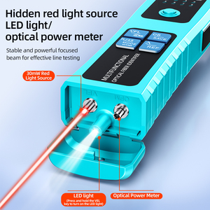 Identificador de Fibra Óptica 5 en 1 con OPM, VFL, Probador RJ45, Luz LED, Detector de Fibra Óptica en Vivo FTTH, Equipo de Fibra Óptica - Product Image 5